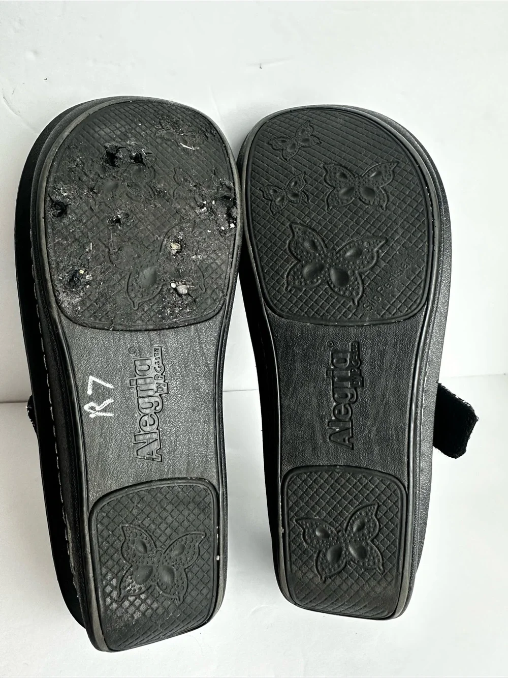 Alegria Paloma Mary Jane's Women's Size 9 EU 39 Shoes Rainbow Black FLAW